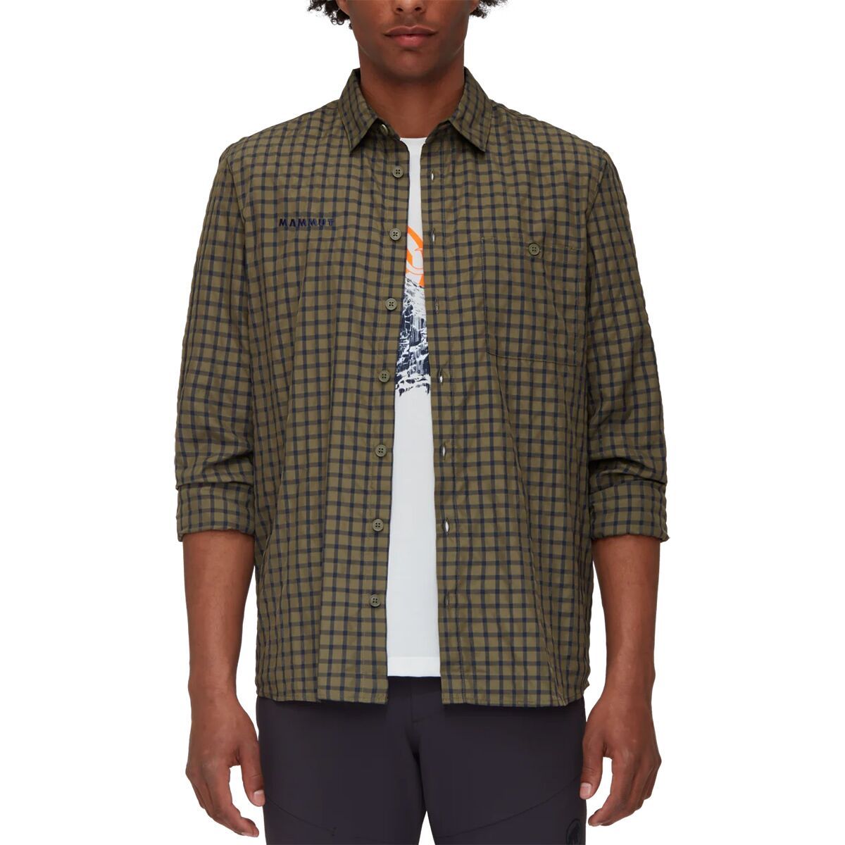 Mammut Lenni Long-Sleeve Shirt - Men's Iguana/Marine, L