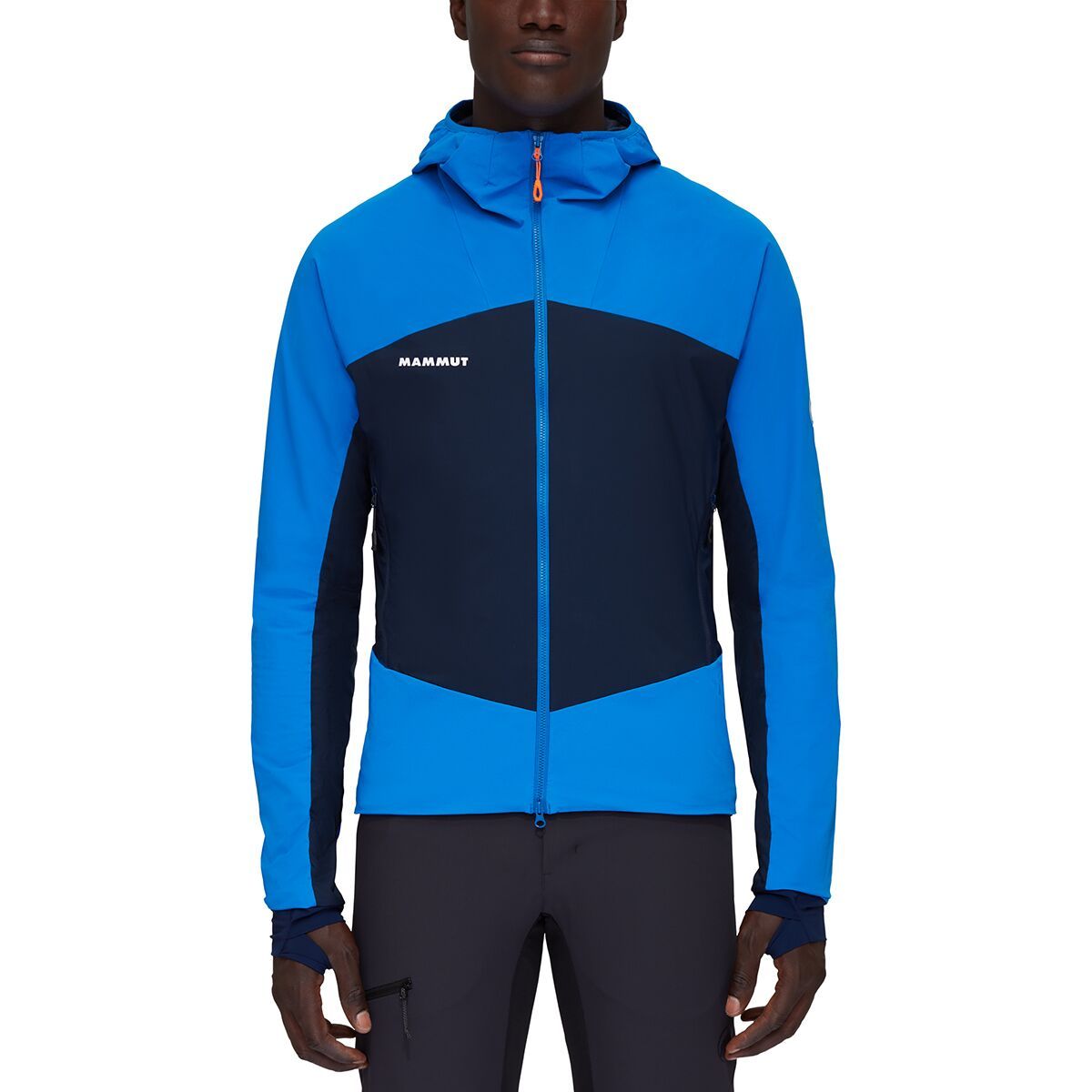 Mammut Taiss IN Hybrid Hooded Jacket - Men's Ice/Marine, M