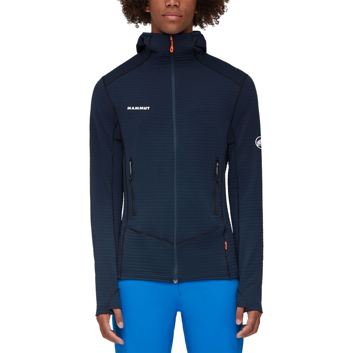 Image of Mammut Taiss Light ML Hooded Jacket - Men's Marine, L