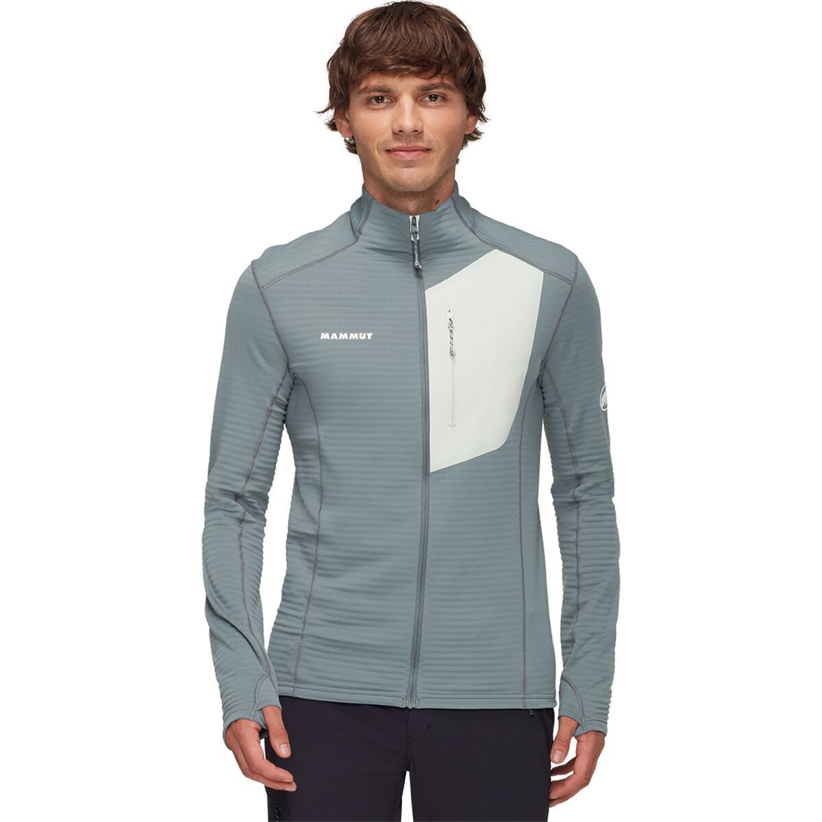 Image of Mammut Taiss Light ML Jacket - Men's Strata/Silver Sage, L