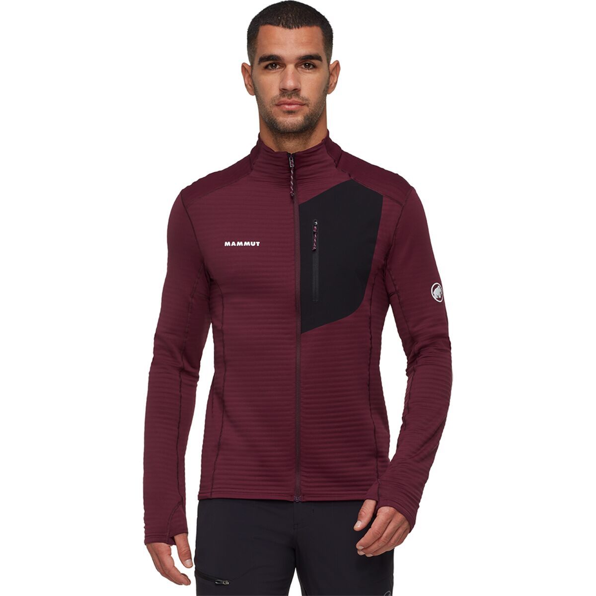 Image of Mammut Taiss Light ML Jacket - Men's Vin/Black, XL