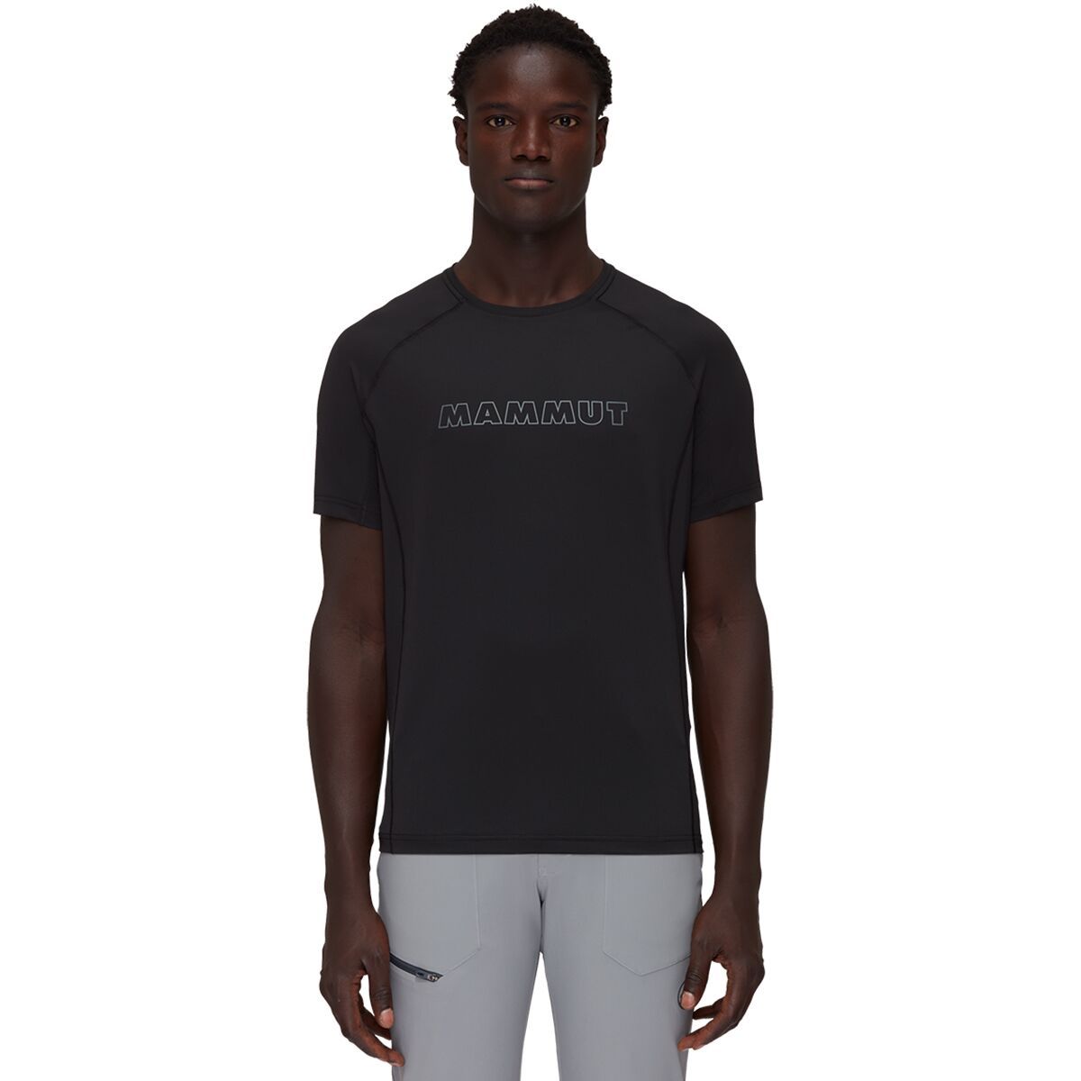 Image of Mammut Selun FL Logo T-Shirt - Men's Black, XXL