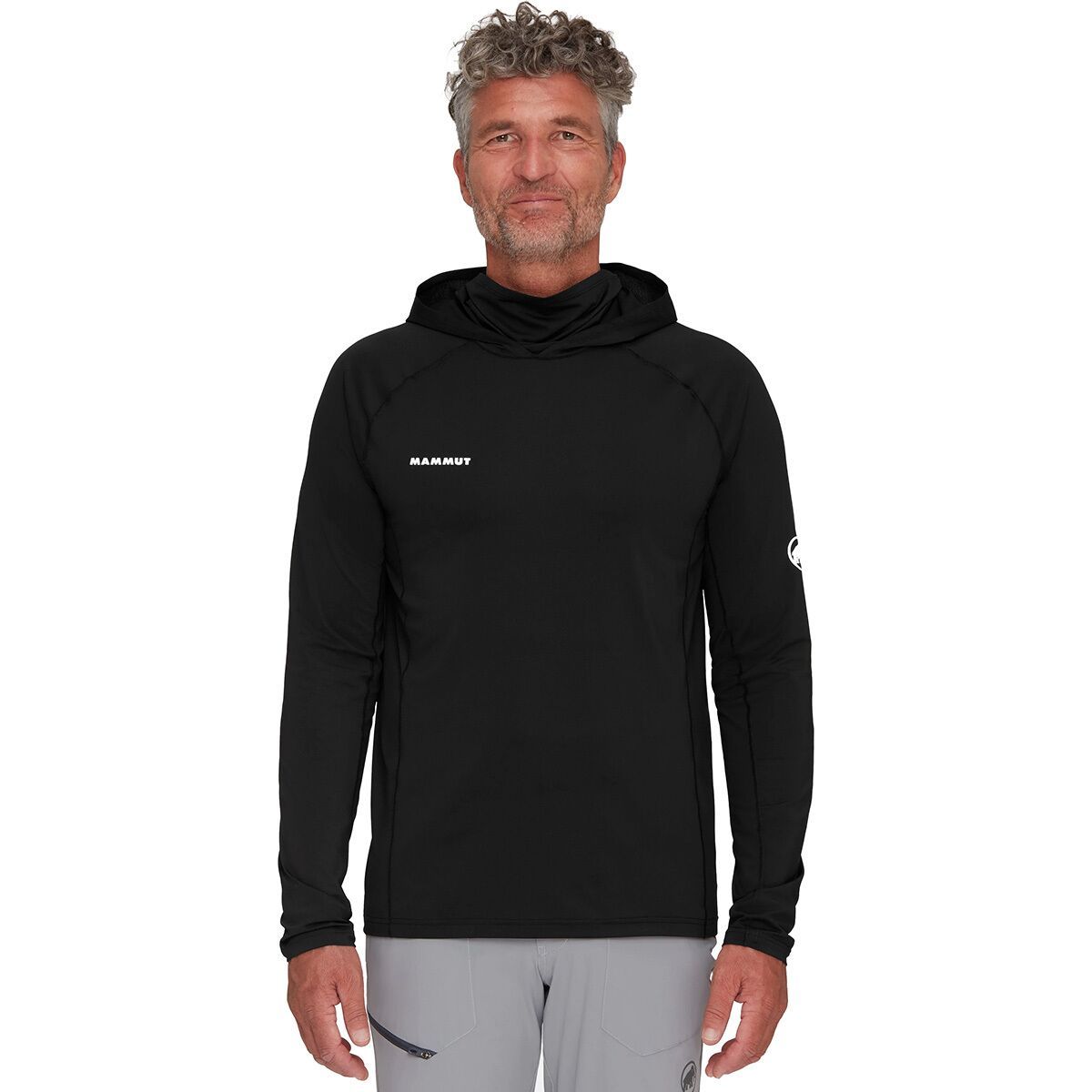 Image of Mammut Selun FL Sun Hoodie - Men's Black, XL