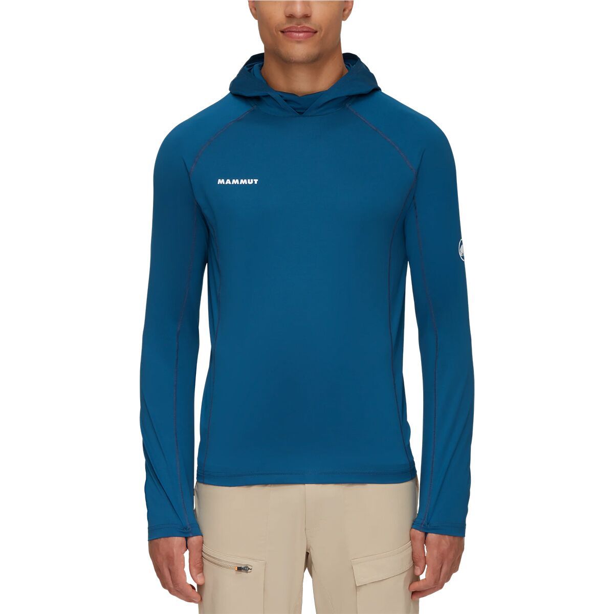 Mammut Selun FL Sun Hoodie - Men's Deep Ice, XL