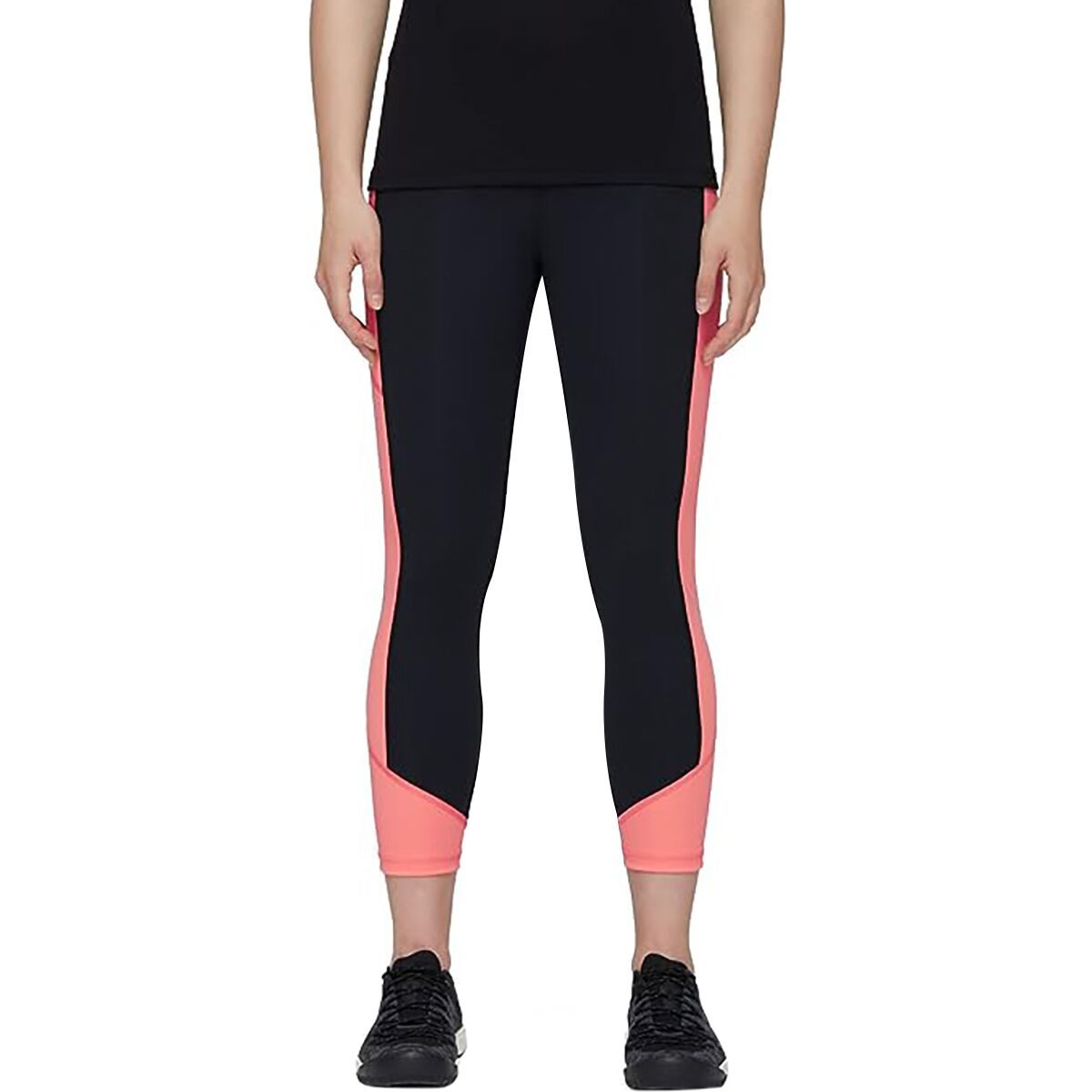 Mammut Massone Tights 7/8 - Women's Black/Salmon, L