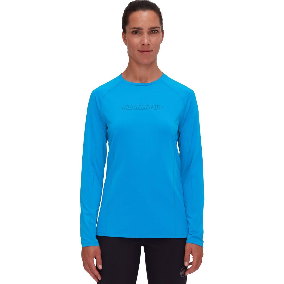 Image of Mammut Selun FL Long-Sleeve Logo - Women's Glacier Blue, M