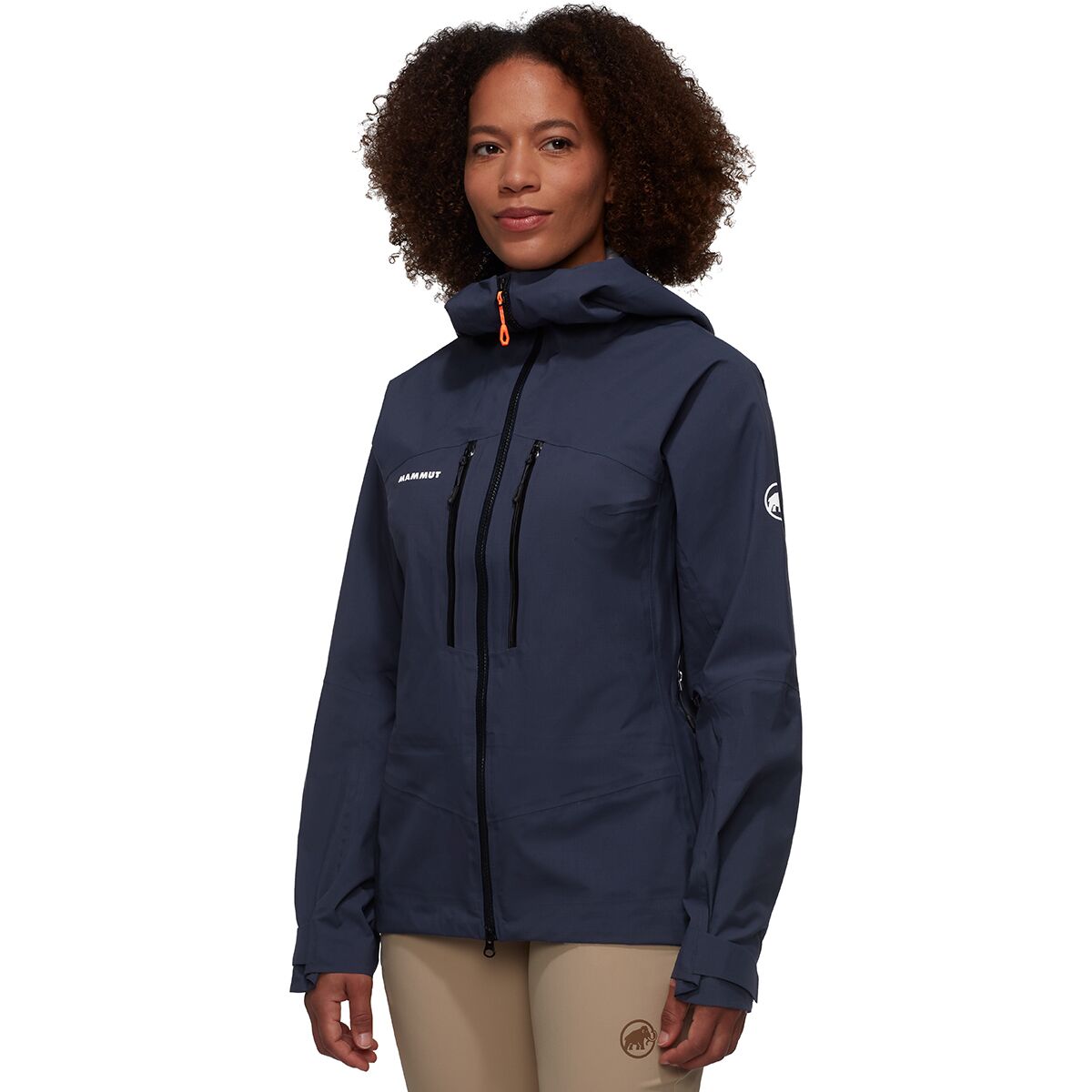 Image of Mammut Taiss HS Hooded Jacket - Women's Marine/Black, XS