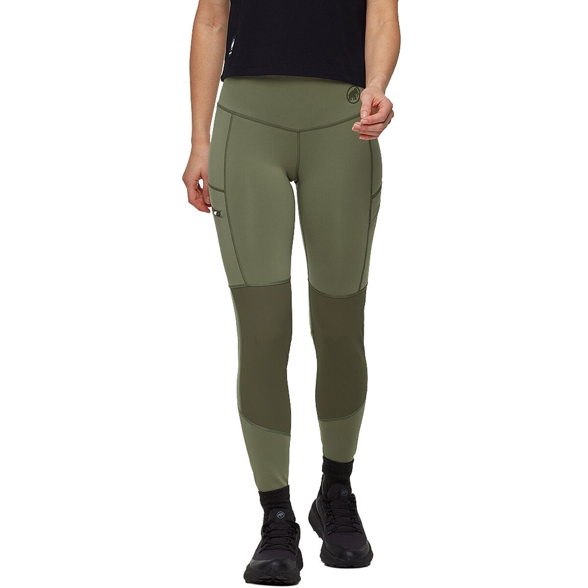 Image of Mammut Zinal Hybrid Tight - Women's Marsh/Dark Marsh, XS
