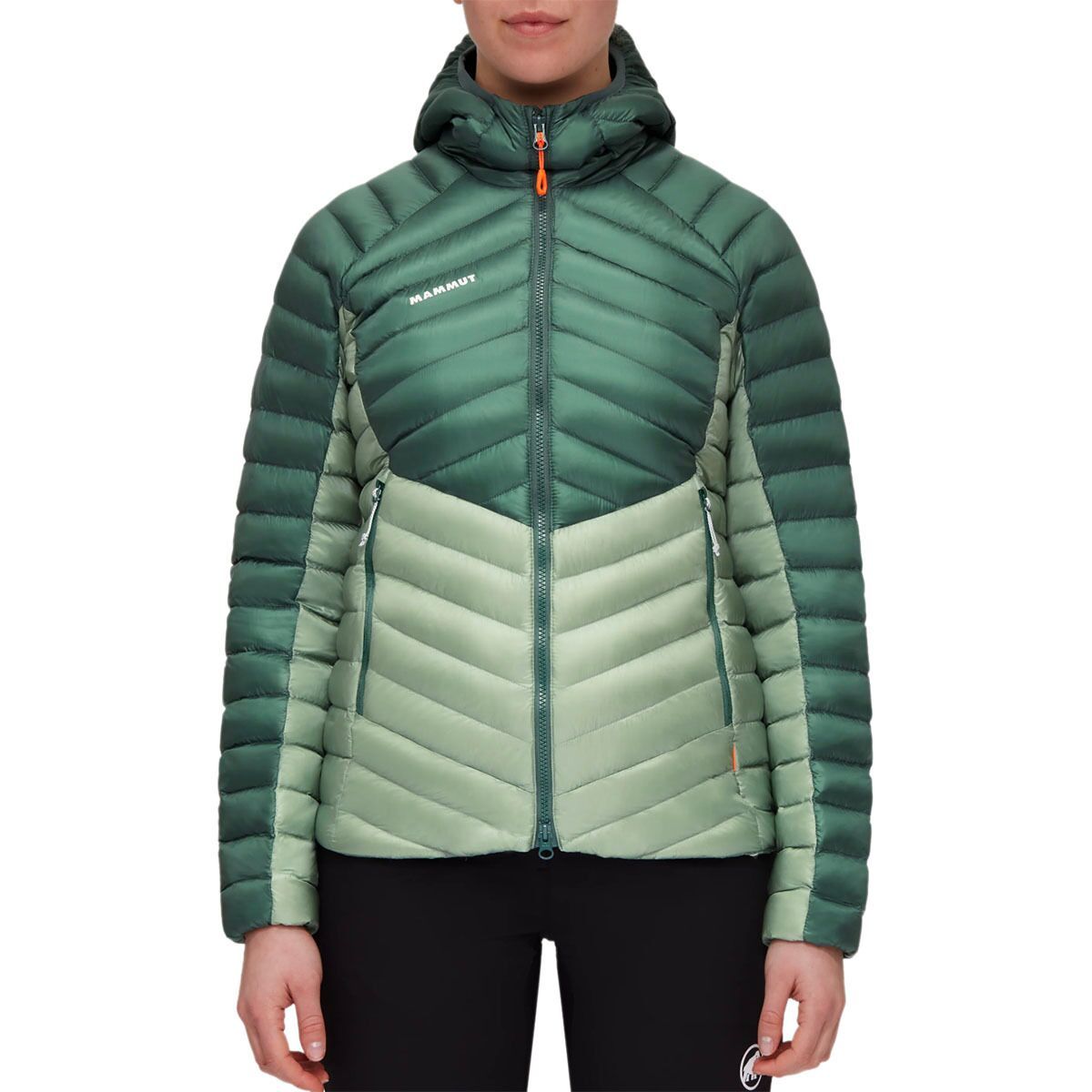 Mammut Broad Peak IN Hooded Jacket - Women's Jade/Dark Jade, XXL