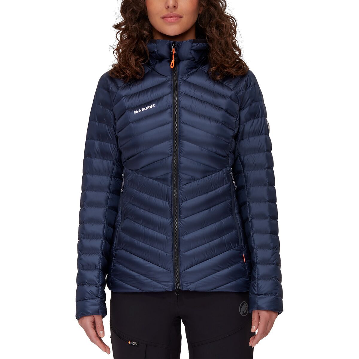 Mammut Broad Peak IN Hooded Jacket - Women's Marine/Black, S