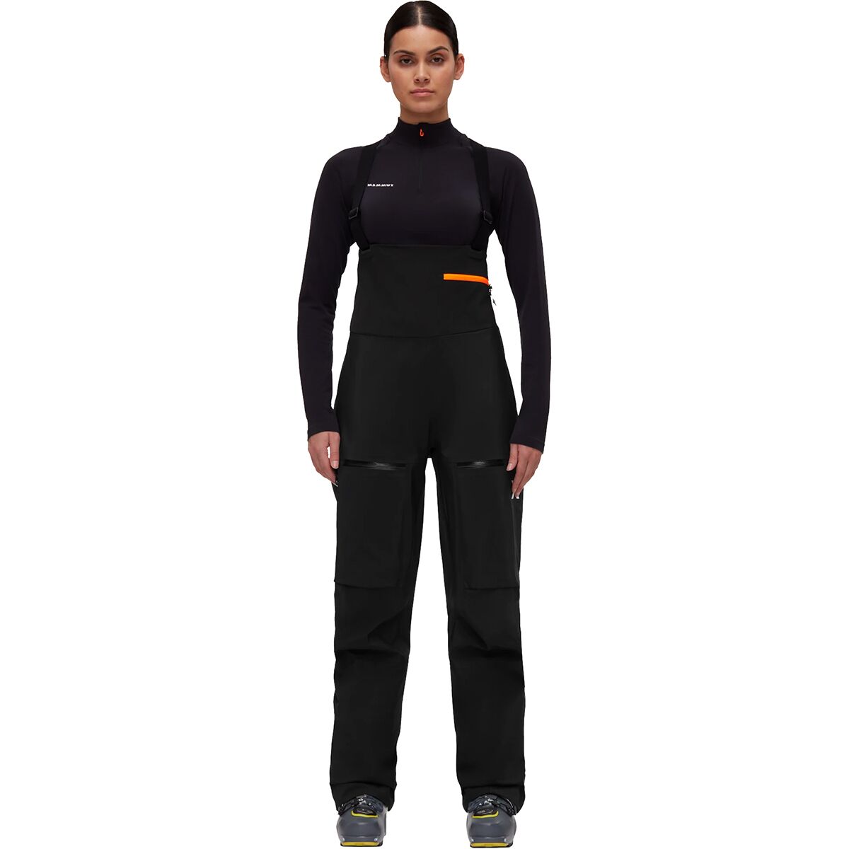 Image of Mammut Eiger Free Pro HS Bib Pant - Women's Black, 16/Short