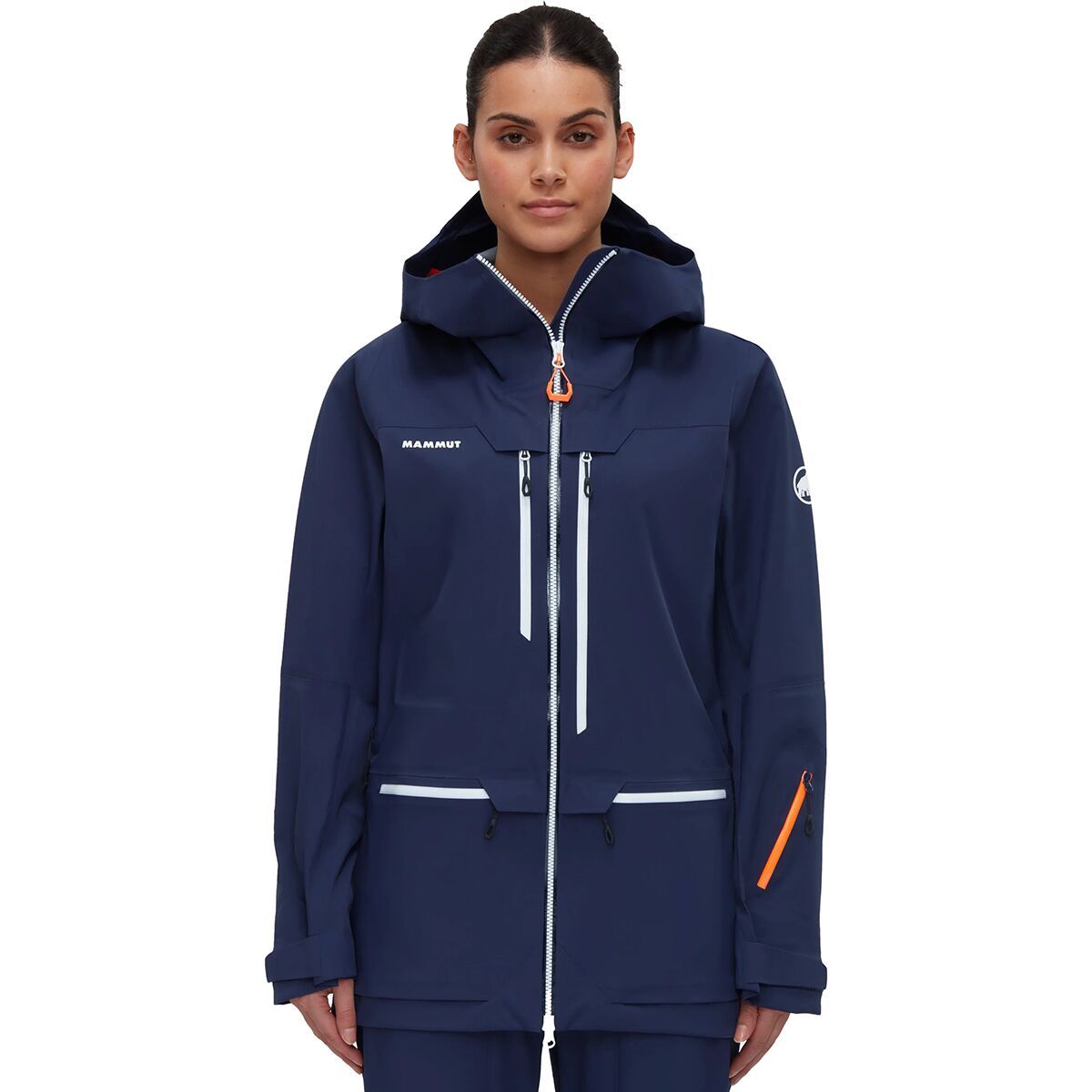 Mammut Haldigrat Air HS Hooded Jacket - Women's Marine/White, S