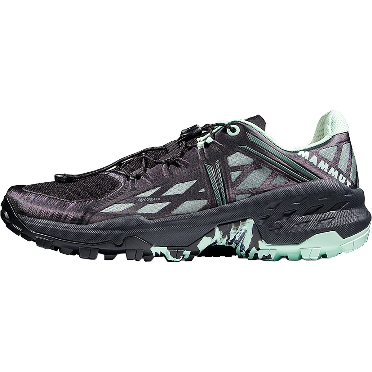 Image of Mammut Sertig TR Low GTX Boot - Women's Black/Dark Jade, 6.5