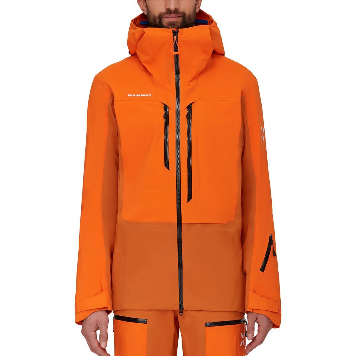 Image of Mammut Eiger Free Advanced HS Hooded Jacket - Men's Solar Dust/Arumita, M