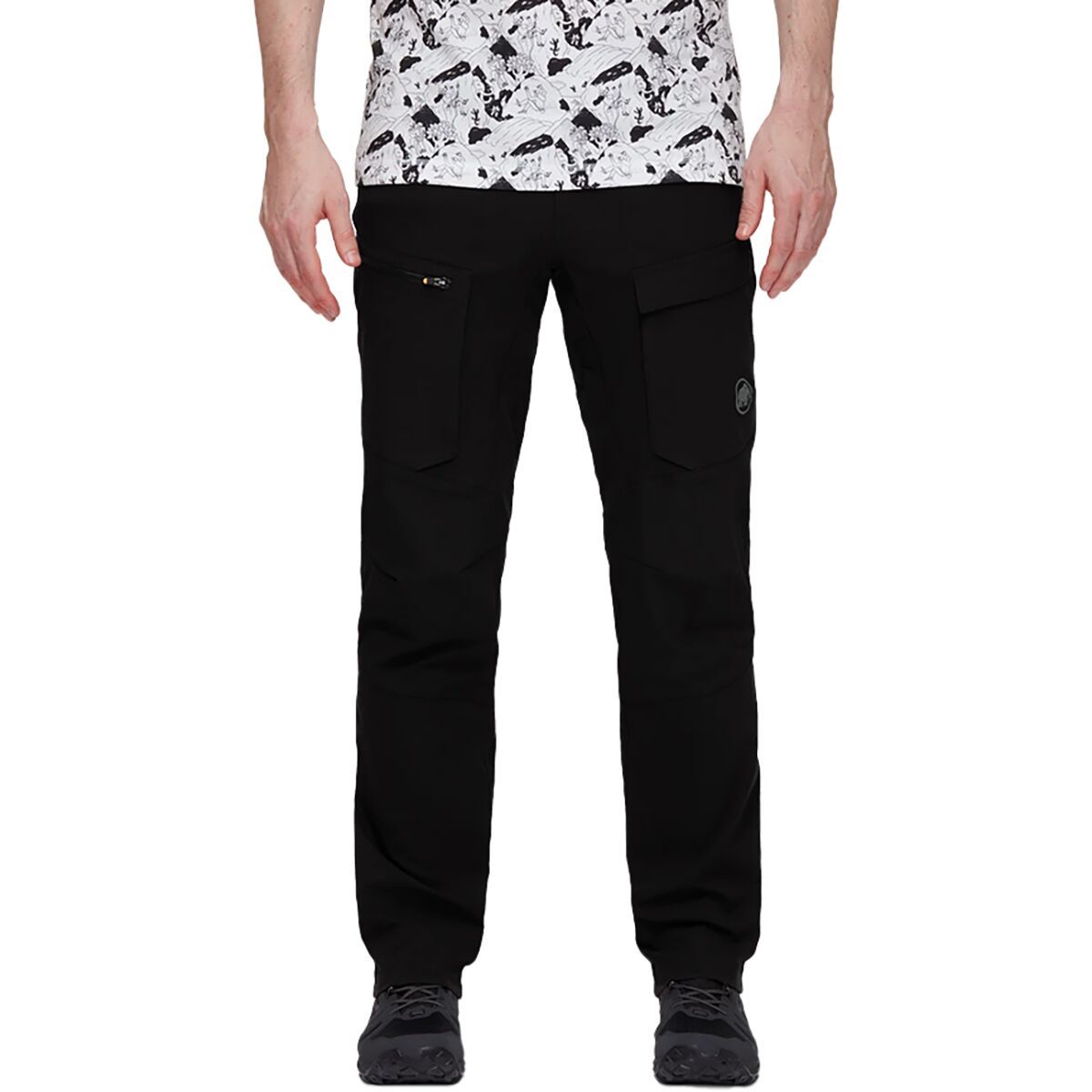 Mammut Zinal Hybrid Pant - Men's Black, 38/Long