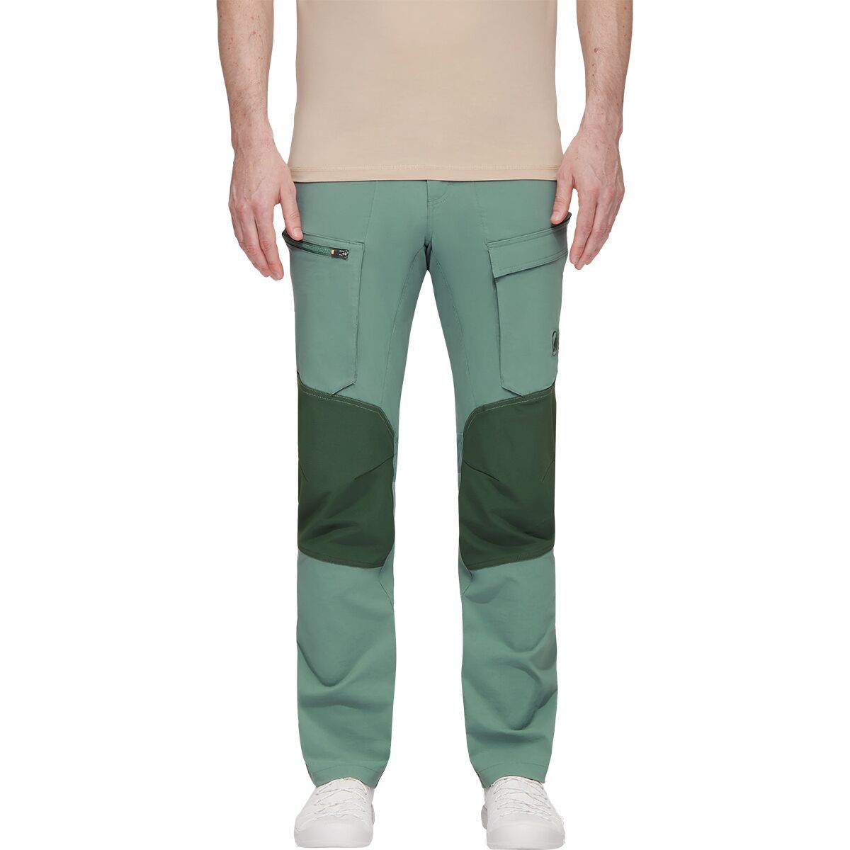 Mammut Zinal Hybrid Pant - Men's Dark Jade/Woods, 38/Reg