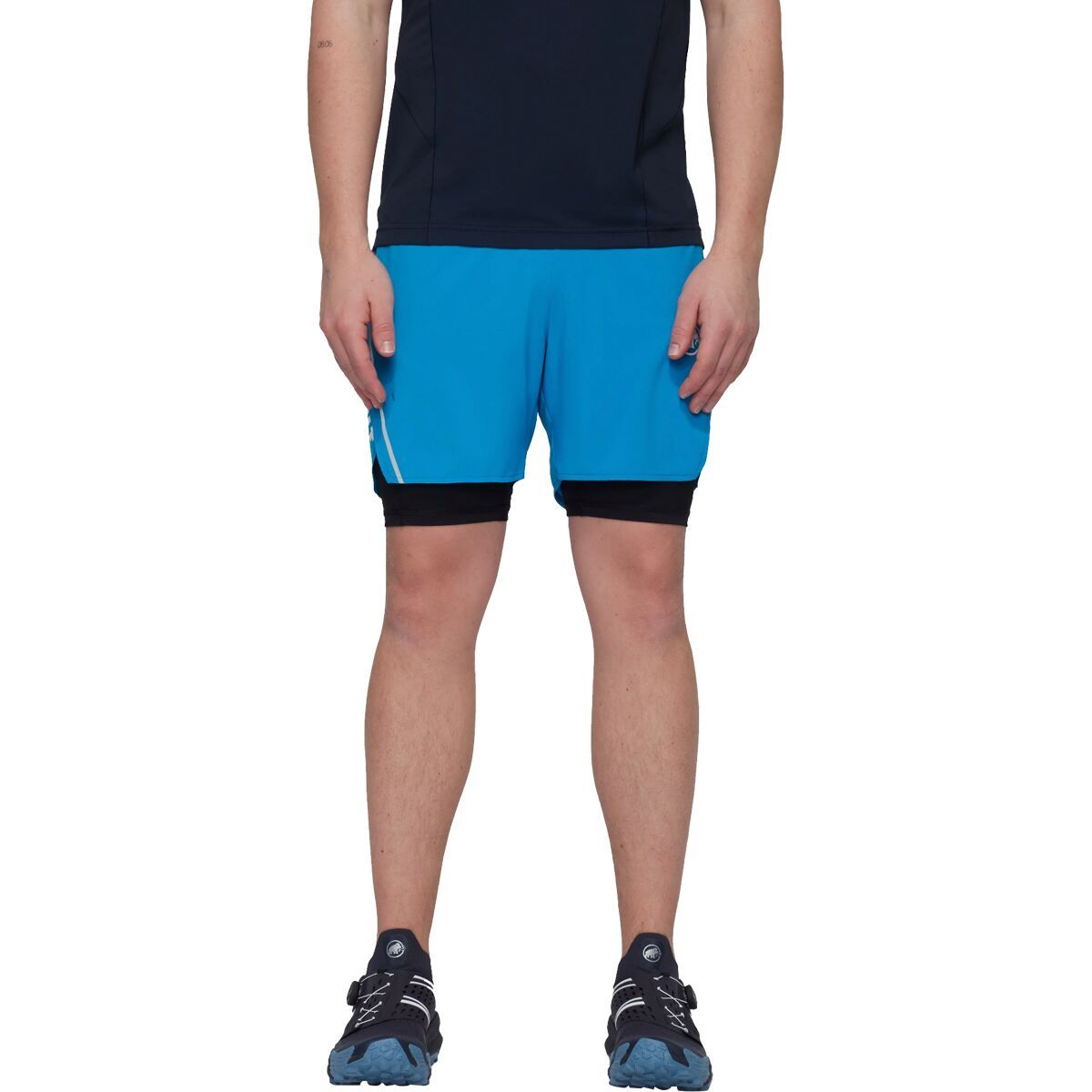 Image of Mammut Aenergy TR 2 in 1 Short - Men's Glacier Blue/Black, 40