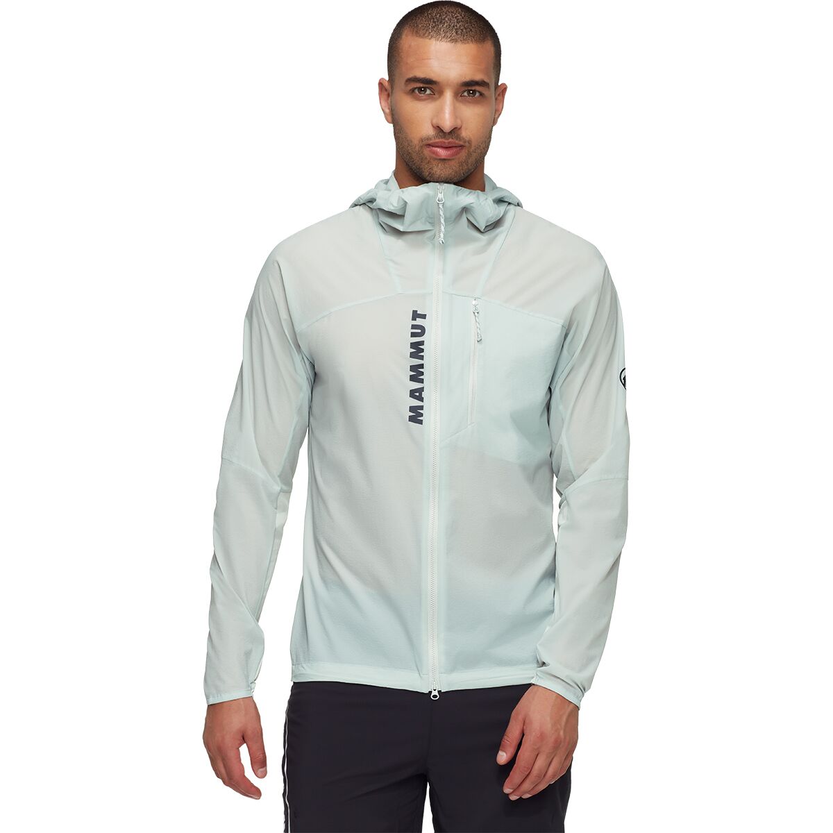 Image of Mammut Aenergy WB Hooded Jacket - Men's Silver Sage, XL