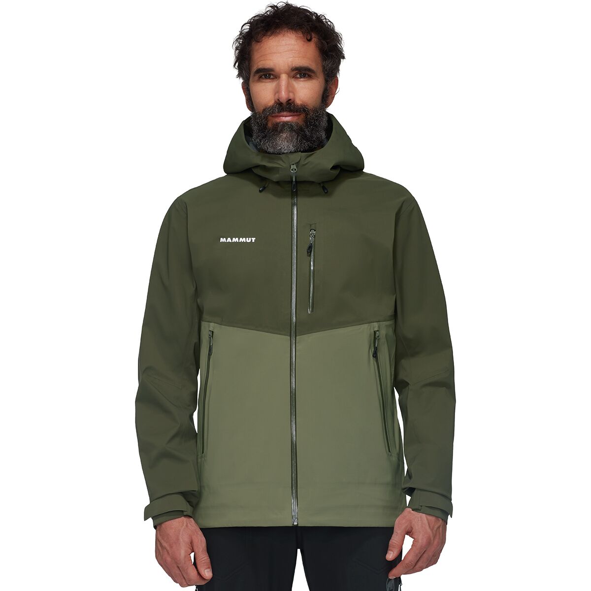 Image of Mammut Alto Guide HS Hooded Jacket - Men's Marsh/Dark Marsh, XXL