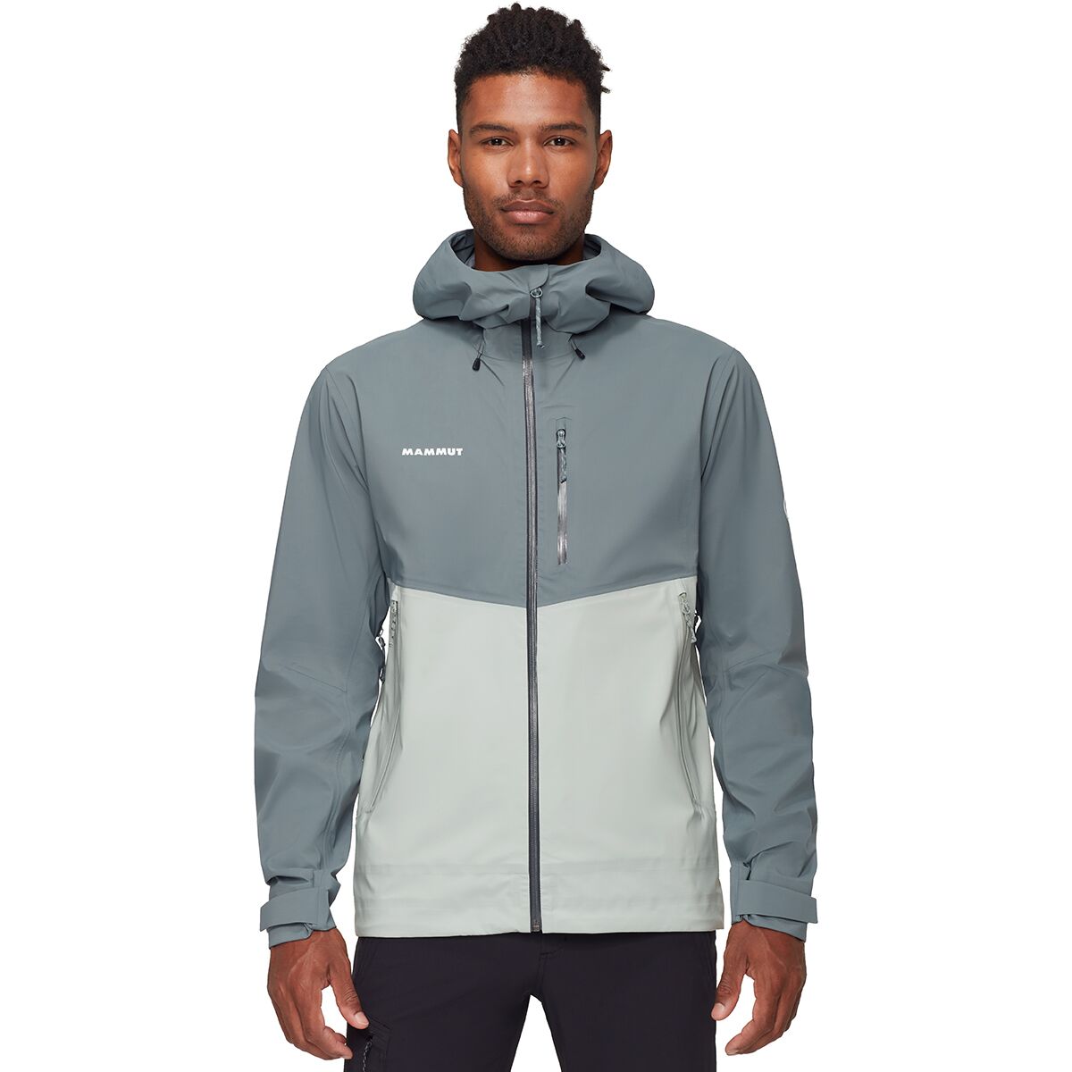 Image of Mammut Alto Guide HS Hooded Jacket - Men's Silver Sage/Strata, XXL