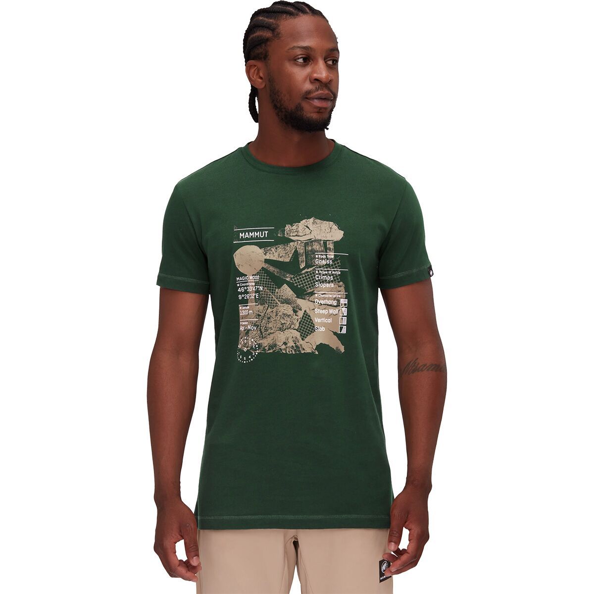 Mammut Massone Rocks T-Shirt - Men's Woods, S
