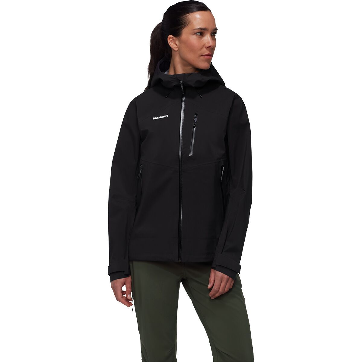 Image of Mammut Alto Guide HS Hooded Jacket - Women's Black, L