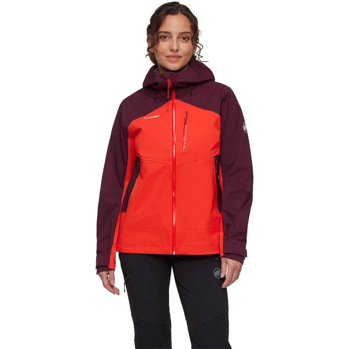 Image of Mammut Alto Guide HS Hooded Jacket - Women's Mammut Red/Vin, XS