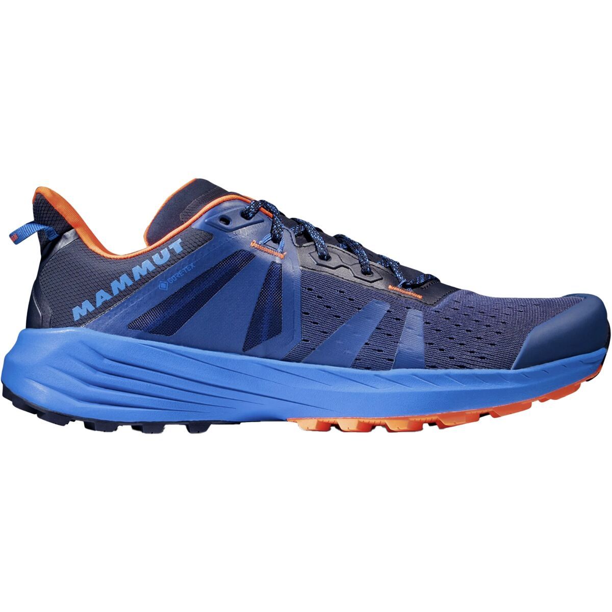 Image of Mammut Saentis TR Low GTX Shoe - Men's Deep Ice/Glacier Blue, 8.5