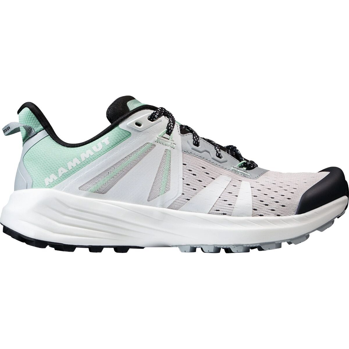Image of Mammut Saentis TR Low Shoe - Women's White/Black, US 8.5/UK 7.0