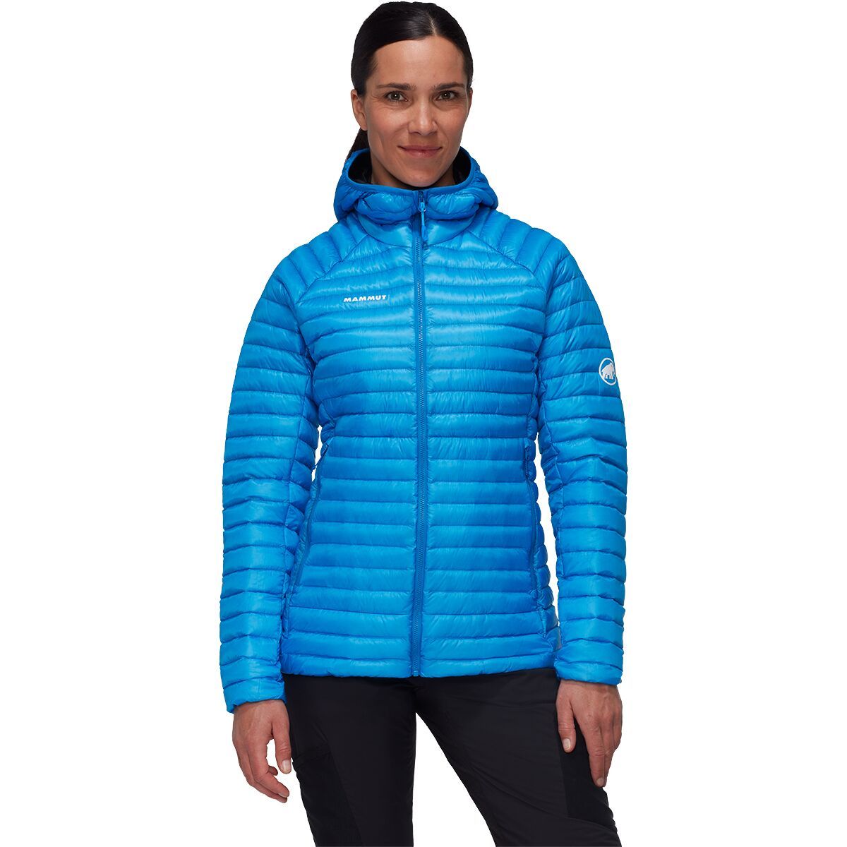 Image of Mammut Aenergy IN Hooded Jacket - Women's Glacier Blue/Black, L