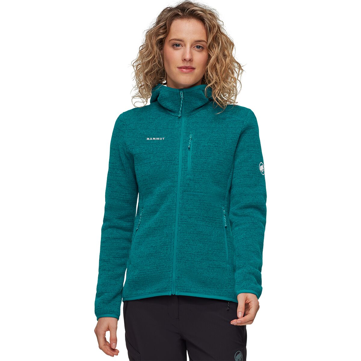 Image of Mammut Arctic IV ML Hooded Jacket - Women's Deep Teal Melange, L