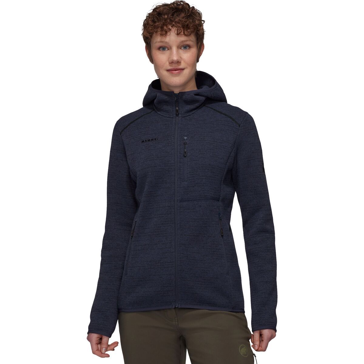 Mammut Arctic IV ML Hooded Jacket - Women's Marine Melange, M