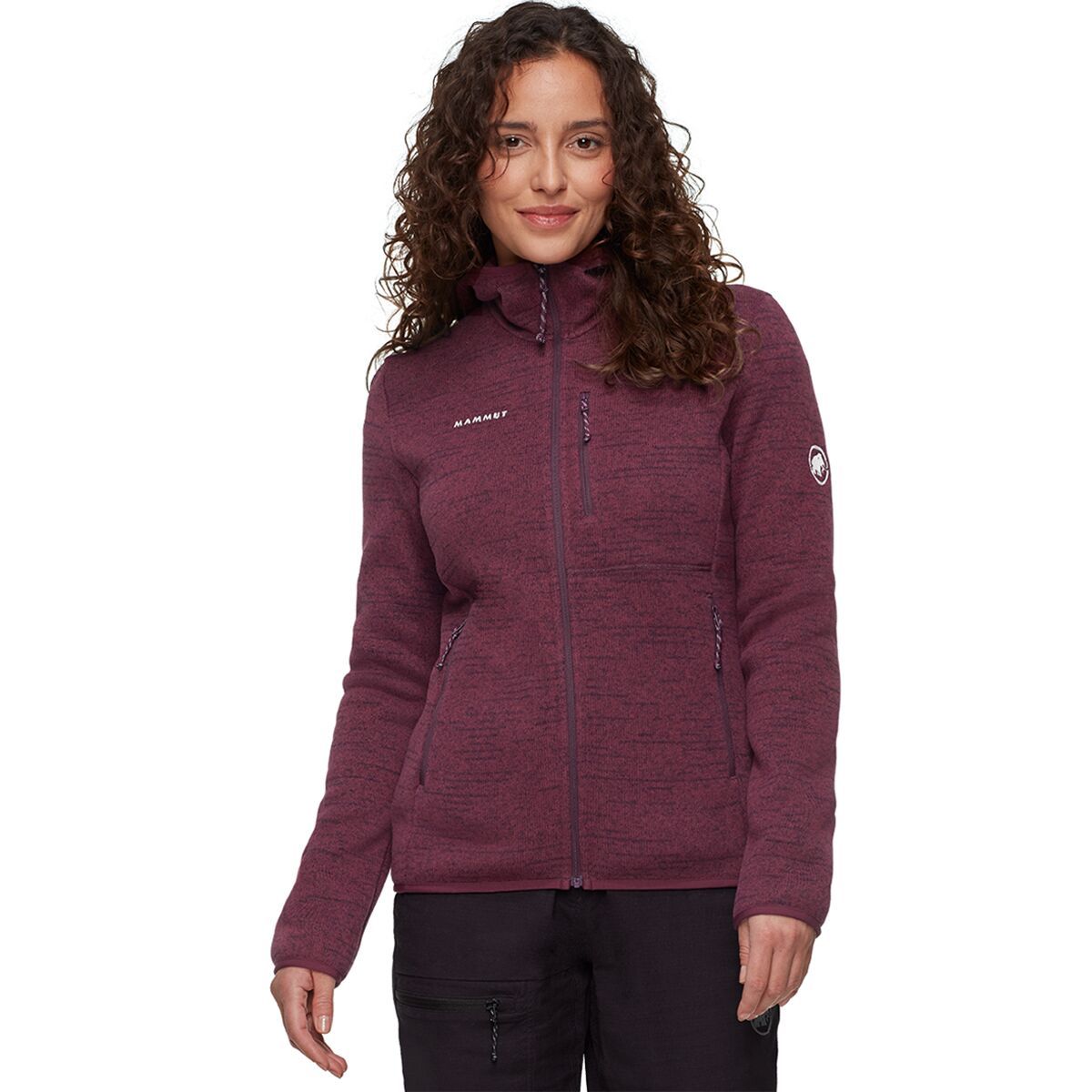 Image of Mammut Arctic IV ML Hooded Jacket - Women's Vin Melange, L