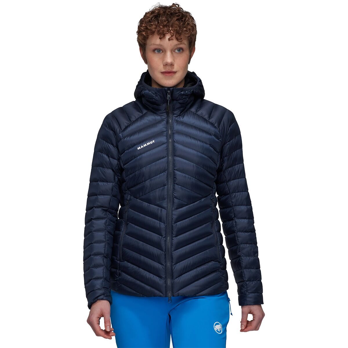 Image of Mammut Broad Peak IN Hooded Jacket - Women's Marine/Black, S