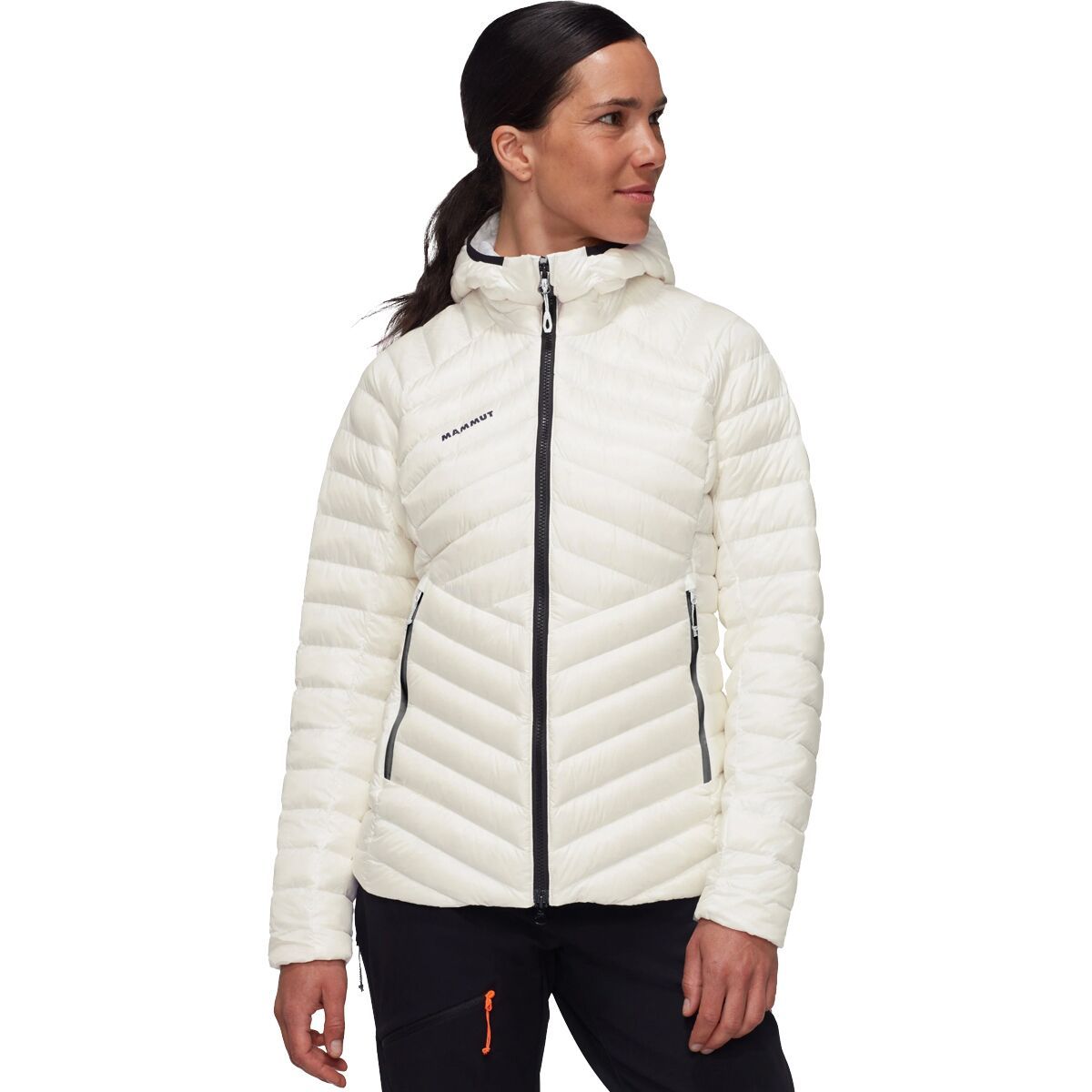 Mammut Broad Peak IN Hooded Jacket - Women's White, XL