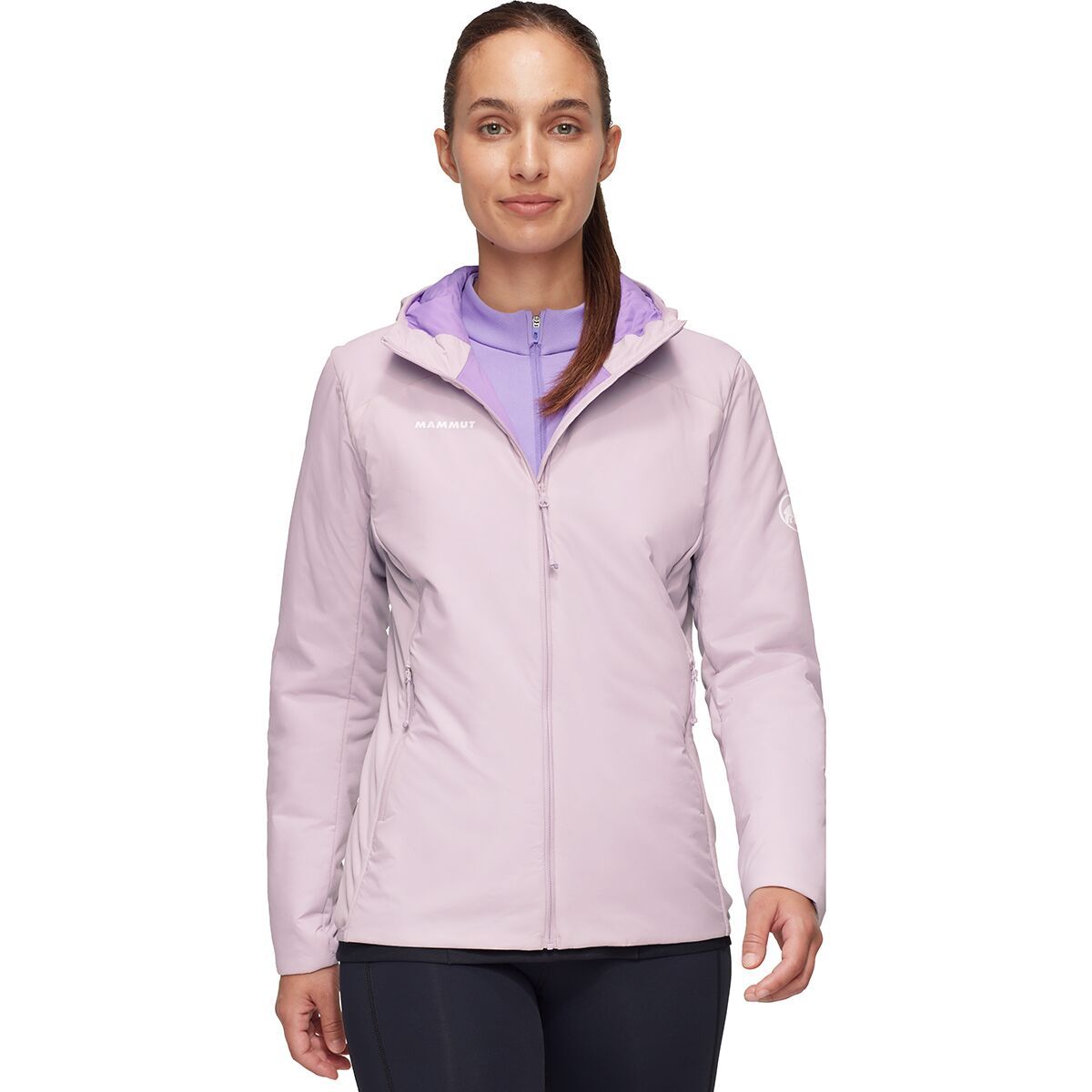Image of Mammut Rime Light IN Flex Hooded Jacket - Women's Alpine Calamint, L
