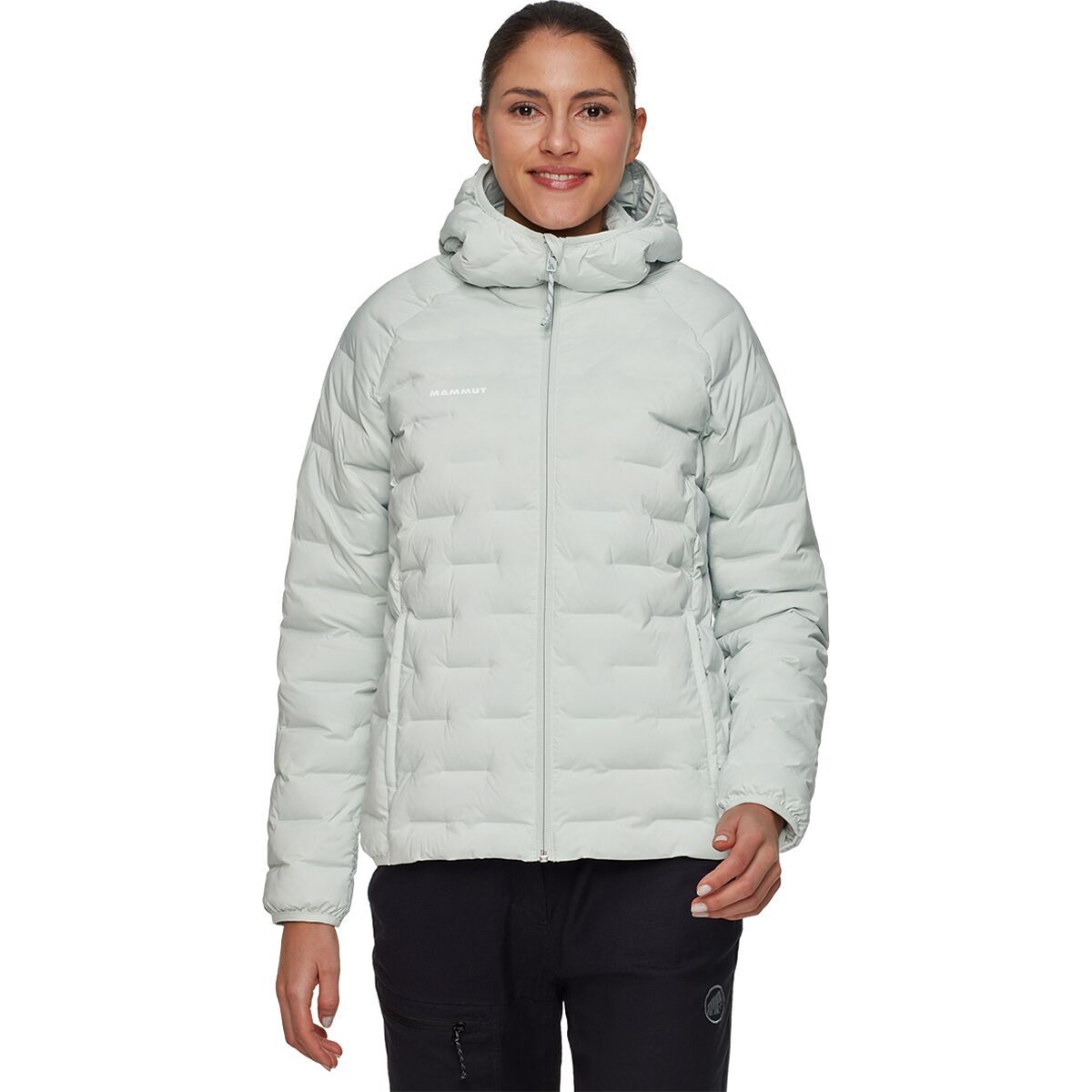Image of Mammut Sender IN Hooded Jacket - Women's Silver Sage, XS