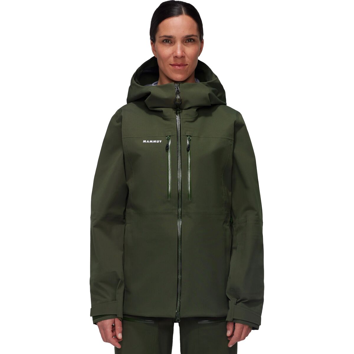 Image of Mammut Stoney HS Hooded Jacket - Women's Dark Marsh, XS