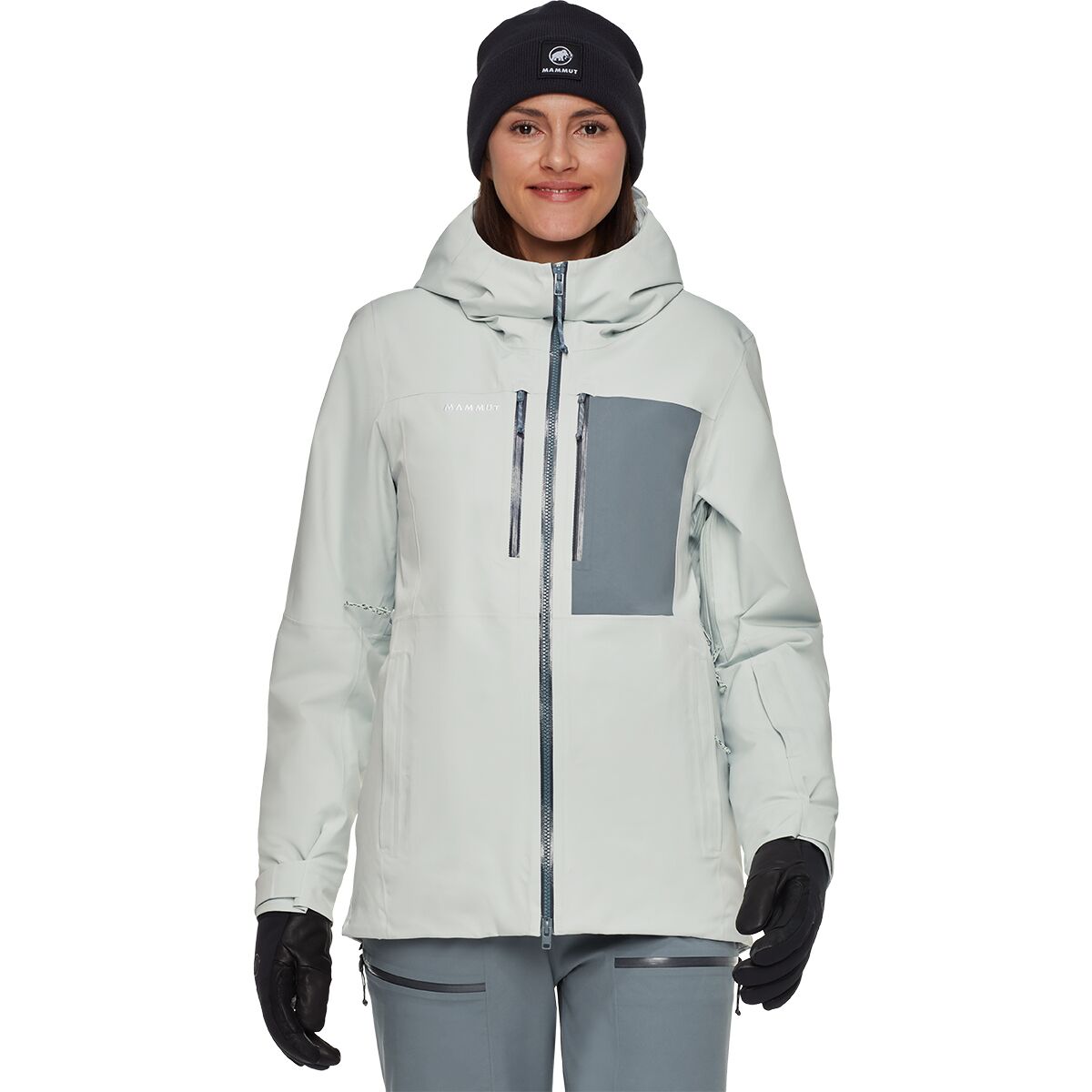 Image of Mammut Stoney HS Thermo Hooded Jacket - Women's Silver Sage/Strata, XL