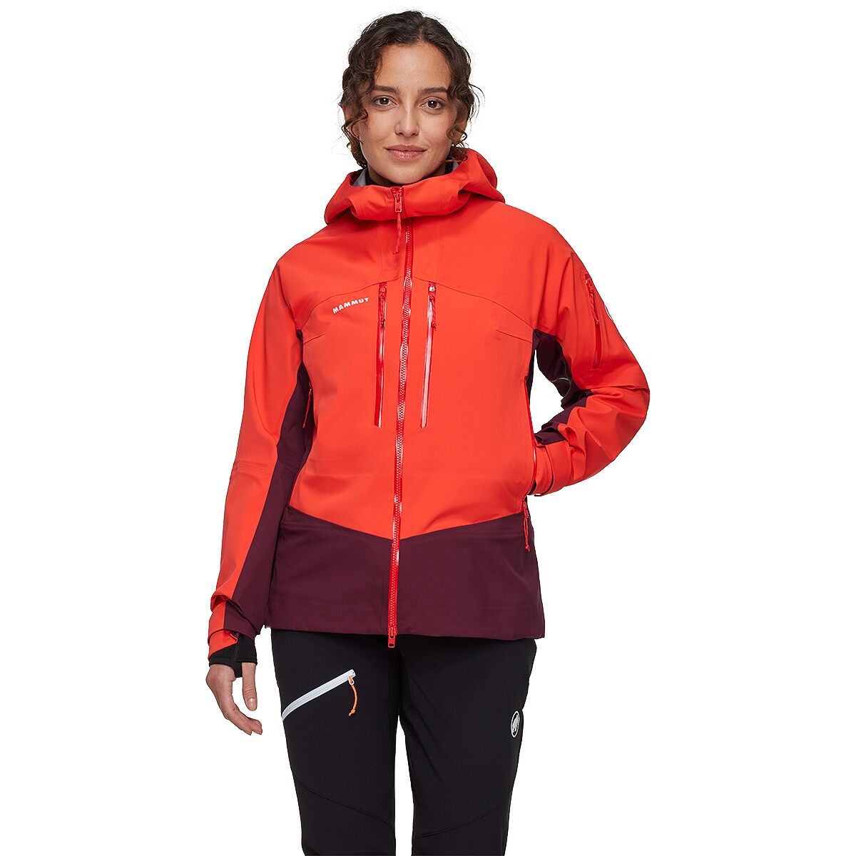 Image of Mammut Taiss Pro HS Hooded Jacket - Women's Mammut Red/Vin, L