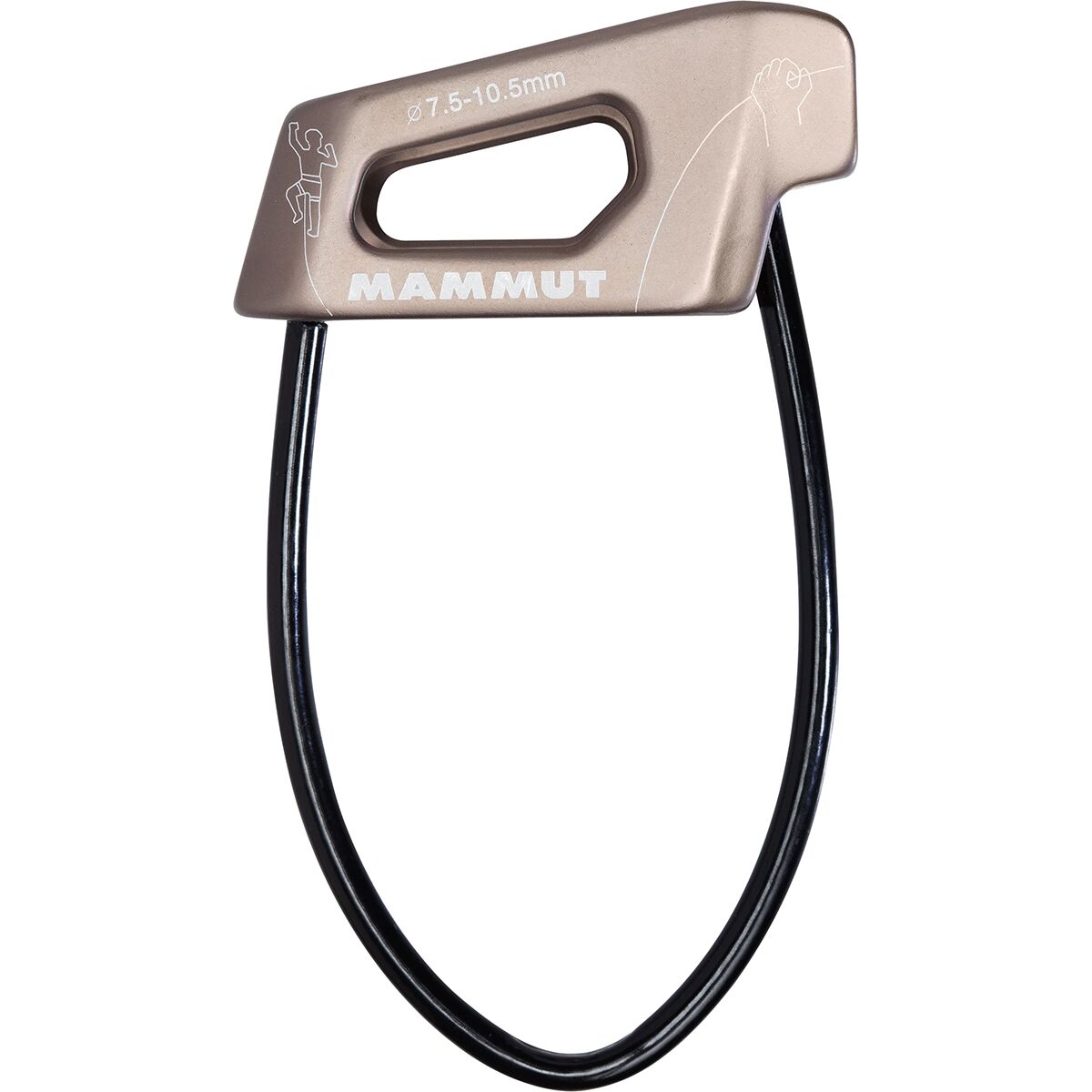 Image of Mammut Crag Light Belay Device Grey, One Size