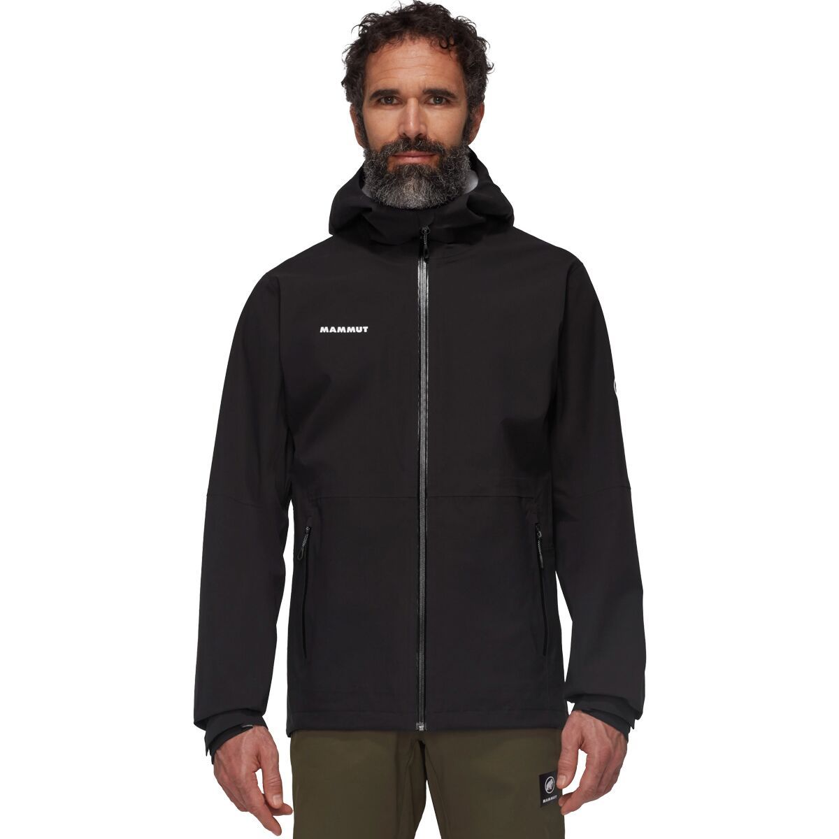 Image of Mammut Linard Guide HS Hooded Jacket - Men's Black, XL