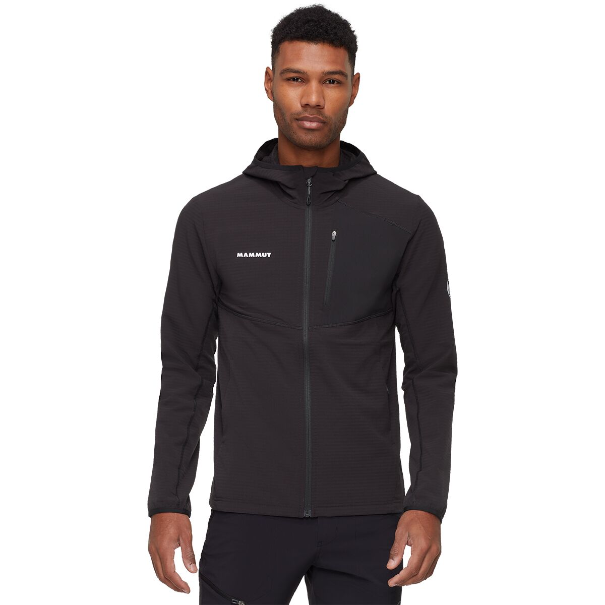 Image of Mammut Madris Light ML Hooded Jacket - Men's Black, M