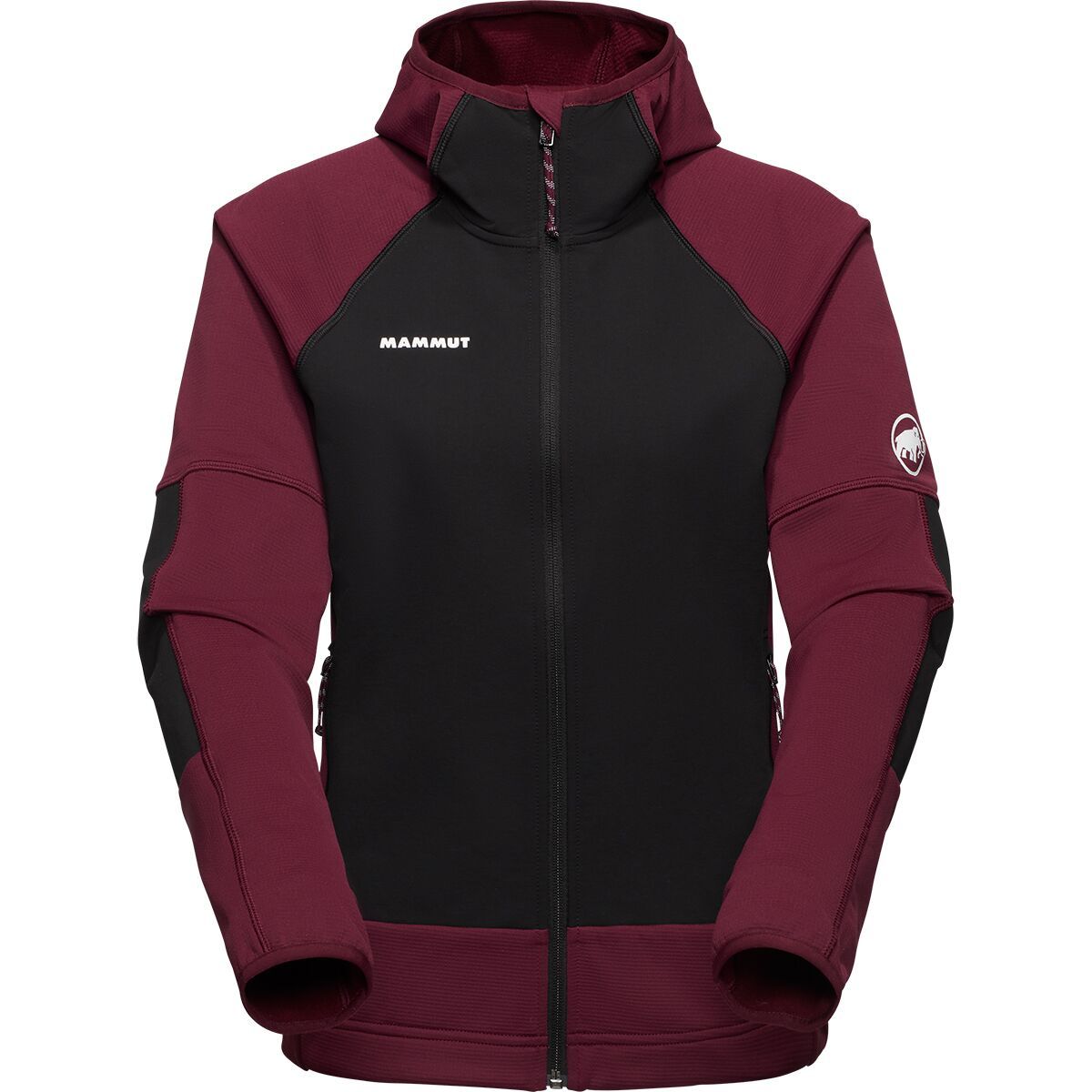 Image of Mammut Massone ML Hooded Jacket - Women's Vin/Black, XS
