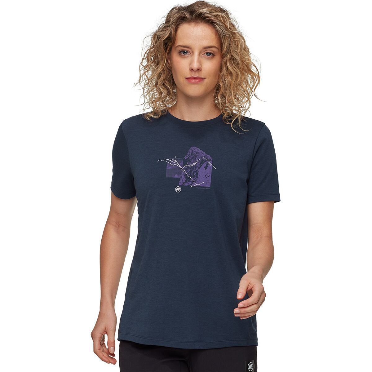 Image of Mammut Mountain 4208m T-Shirt - Women's Marine, M