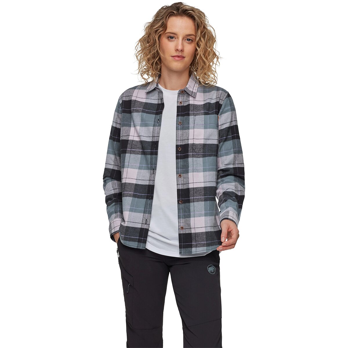 Image of Mammut Trovat Long-Sleeve Shirt - Women's Alpine Calamint/Strata, M
