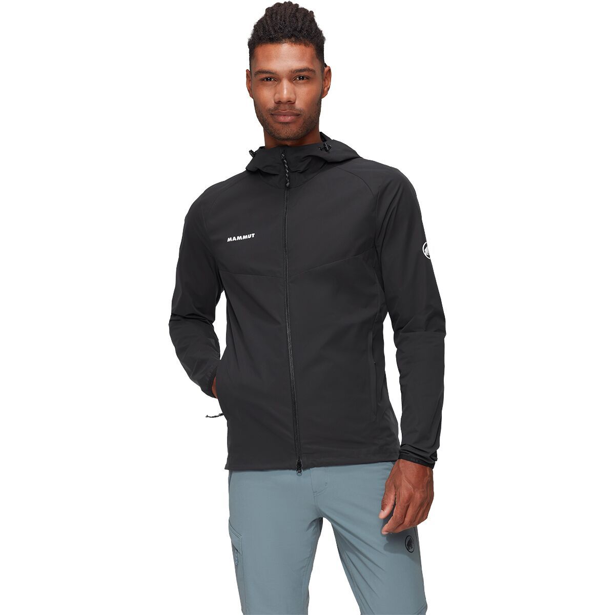 Image of Mammut GRANITE SO Hooded Jacket - Men's Black, XL