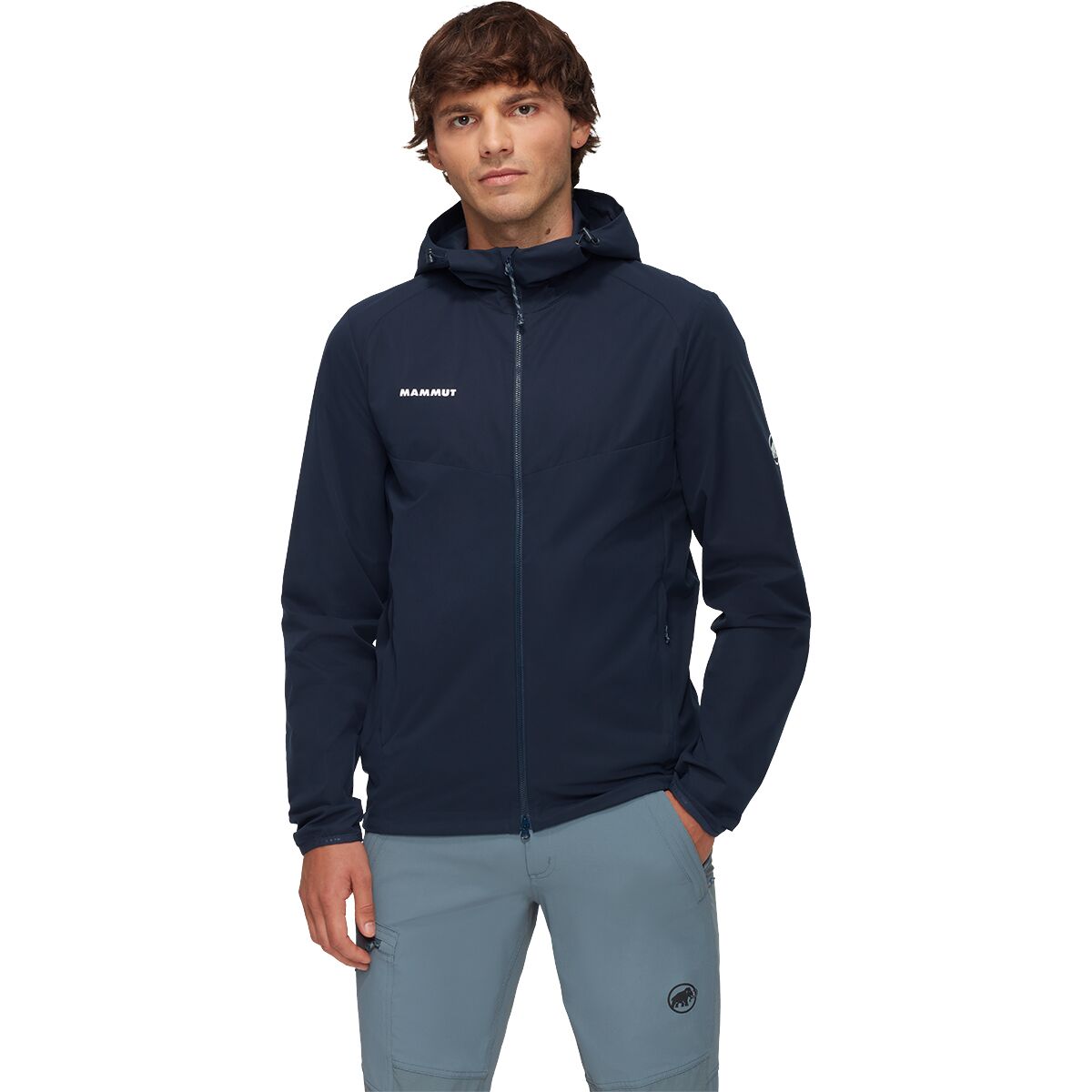 Image of Mammut GRANITE SO Hooded Jacket - Men's Marine, S