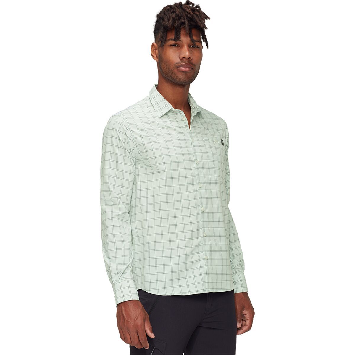 Mammut Lenni Long-Sleeve Shirt - Men's Silver Sage/Strata, XXL