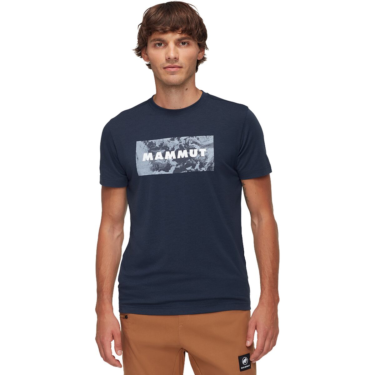Image of Mammut Trovat Logo T-Shirt - Men's Marine, L